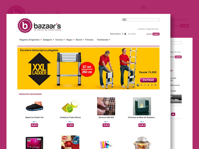 Mejora SEO ecommerce para Bazaar's